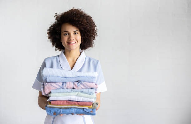housemaids doing laundry works